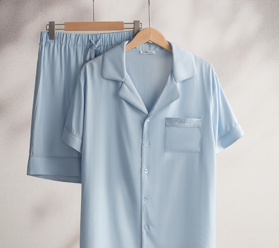 芸柔·小Q短袖短裤家居服套装--J9集团家纺
